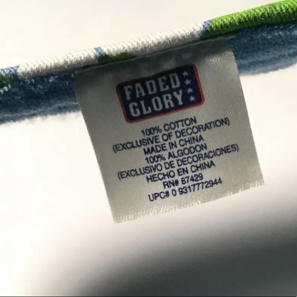 Faded Glory Visor with Flowers - Picture 3 of 4